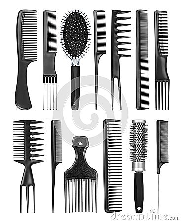 Professional hairdresser comb Stock Photo