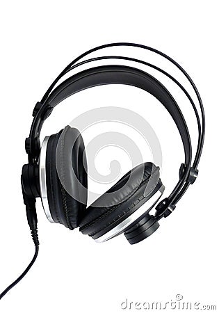 Professional headphones Stock Photo