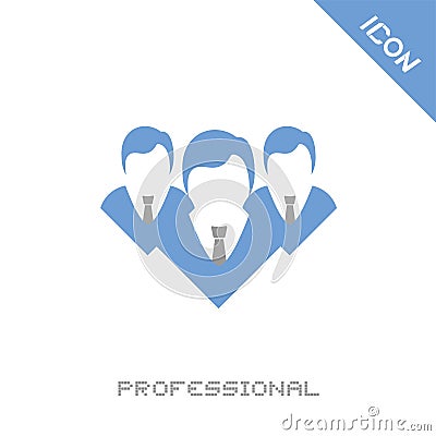 Professional icon Vector Illustration