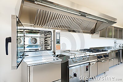 Professional kitchen Stock Photo