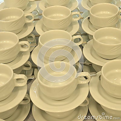Professional occasional tableware Stock Photo