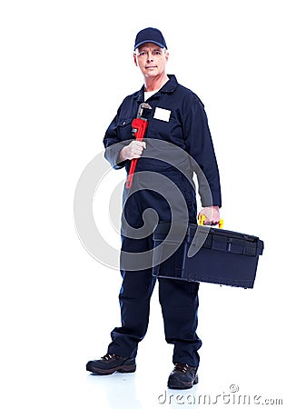 Professional plumber. Stock Photo
