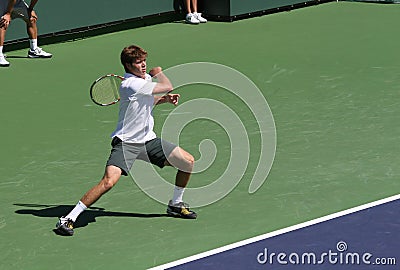 Professional Tennis Player. Editorial Stock Photo