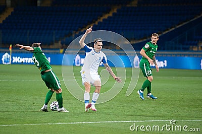 Professional Ukrainian football midfielder Mykola Shaparenko Editorial Stock Photo