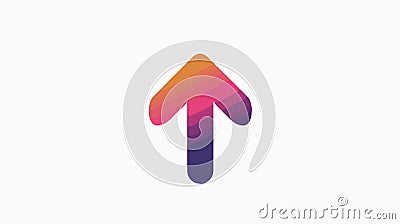 Professional Upload Arrow Icon for Basic Web Design Concepts Vector Illustration