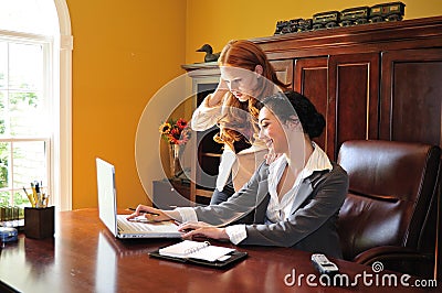 Professional women working Stock Photo