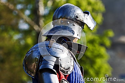Profile knight Stock Photo
