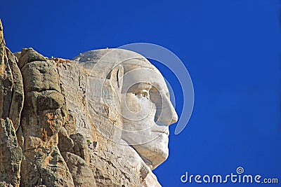 Presidents at Mount Rushmore South Dakota Stock Photo