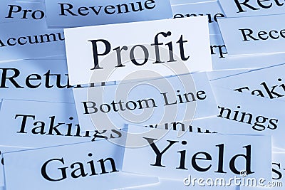 Profit Concept Stock Photo