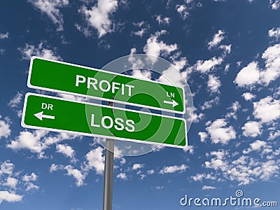 Profit and loss Stock Photo