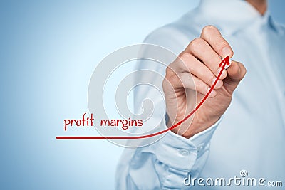 Profit margins Stock Photo