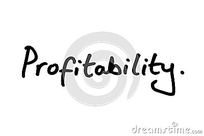 Profitability Stock Photo