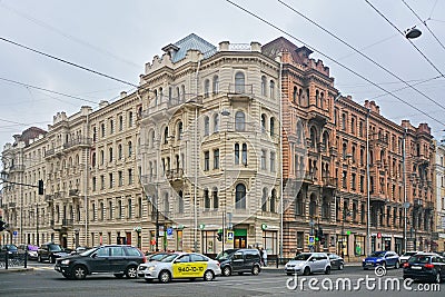 Profitable house of Muruzi in Saint Petersburg, Russia Editorial Stock Photo