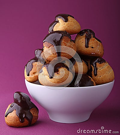 Profiterole Stock Photo