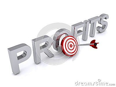 Profits illustration Cartoon Illustration