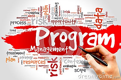 Program Management Stock Photo