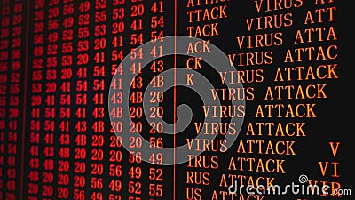 Program Virus Attack Red Text On Pc Screen Stock Footage Video Of Computer Message Program Virus Attack Red Text On Pc Screen Stock Footage Video Of Computer Message