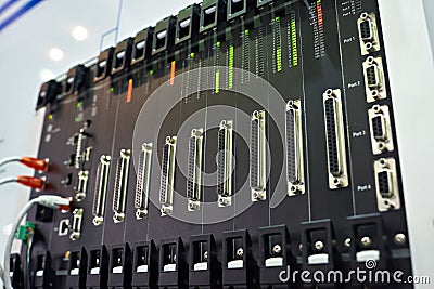 Programmable Logic Controller Stock Photo