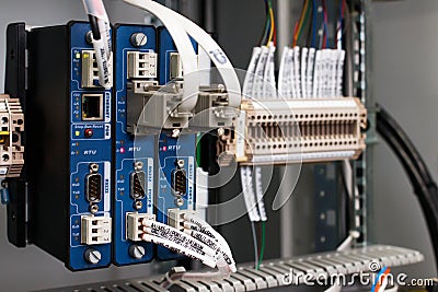 Programmable logic controller Stock Photo