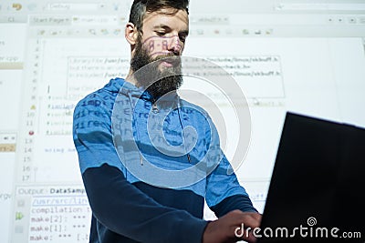 Programmer course education information technology Stock Photo