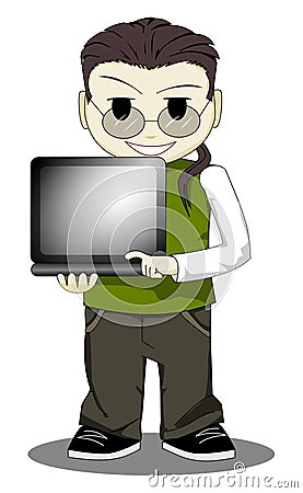 Programmer vector Vector Illustration