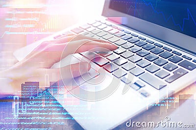 Programming, computing and technology concept Stock Photo