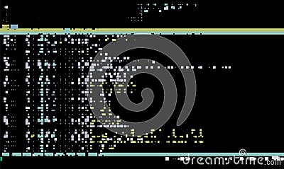 Programming console with dark background. Coding vector Illustration Vector Illustration