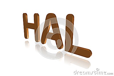 Programming Term - HAL - Hardware Abstraction Layer - 3D image Stock Photo