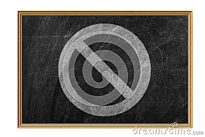 Prohibited symbol Stock Photo