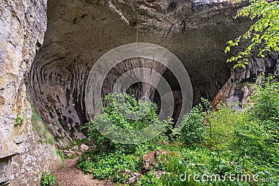 Prohodna Cave Stock Photo