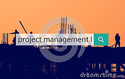 Project Management Planning Estimate Task Concept Stock Photo