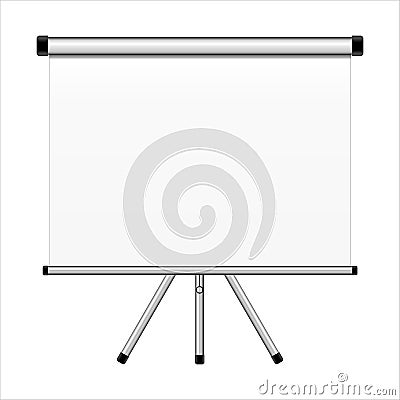 Projection screen Stock Photo