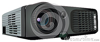 Projector Vector Illustration