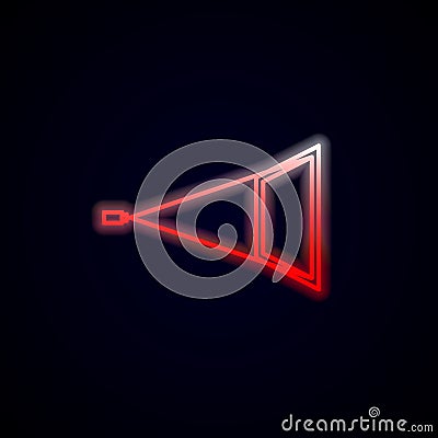 Projector cinema nolan neon icon Stock Photo