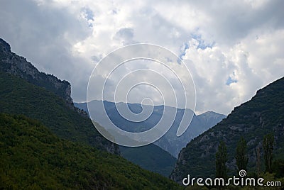 Prokletije Mountains, Pec, Kosovo Stock Photo