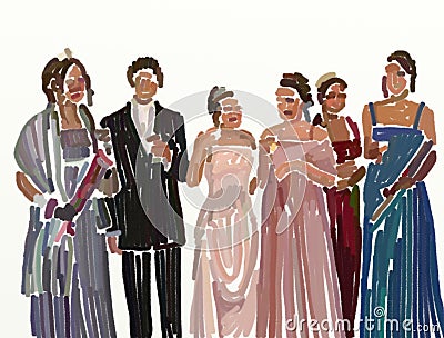 Prom night Stock Photo