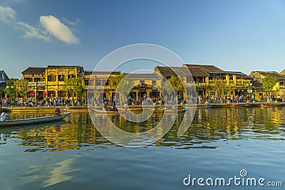 the promenade town of Hoi An Editorial Stock Photo