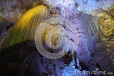 Prometheus Cave, Kumistavi, Georgia Stock Photo