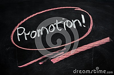 Promotion Stock Photo