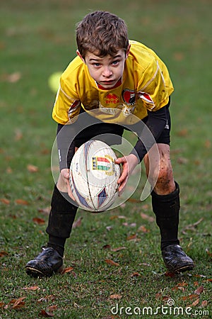 Promotional tournament of youth rugby Editorial Stock Photo