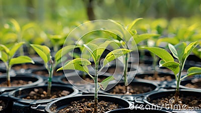 Propagating Fruit Trees from Cuttings Stock Photo