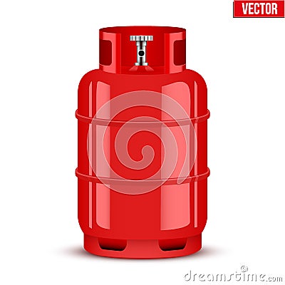 Propane Gas cylinder. Vector Illustration Vector Illustration