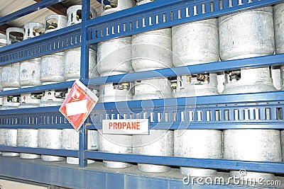 Propane Tanks Stock Photo