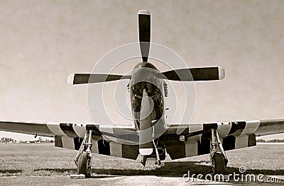 Propeller aircraft Stock Photo