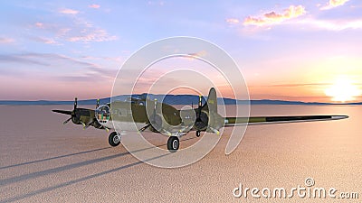 Propeller fighter Stock Photo