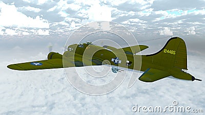 Propeller fighter Stock Photo