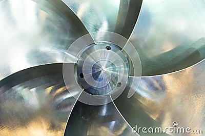 Propeller of a ship Stock Photo