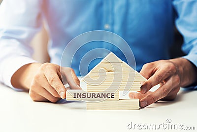 Property insurance Stock Photo