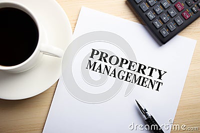 Property Management Stock Photo