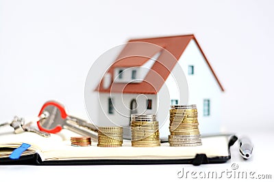 Property value or real estate sales evolution Stock Photo